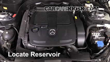 2013 Mercedes-Benz E350 4Matic 3.5L V6 Sedan Líquido limpiaparabrisas Agregar líquido